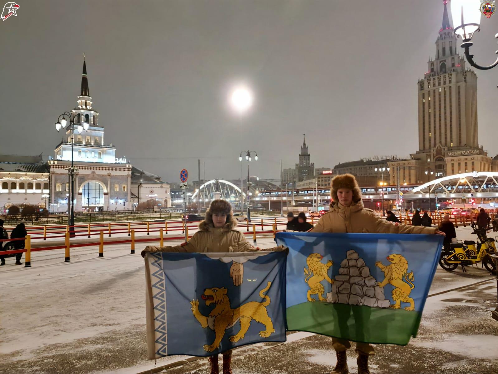 Юнармейцы Опочки представляют Псковскую область на форуме в Москве.