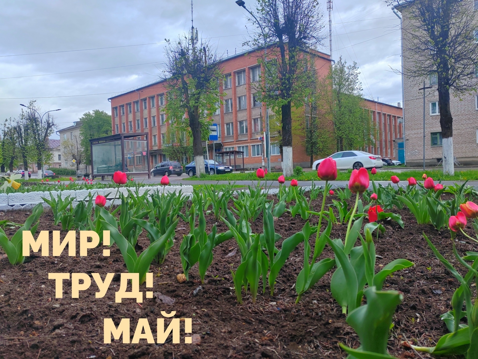 Юрий Ильин поздравил опочан с праздником Весны и Труда - 1 Мая!.